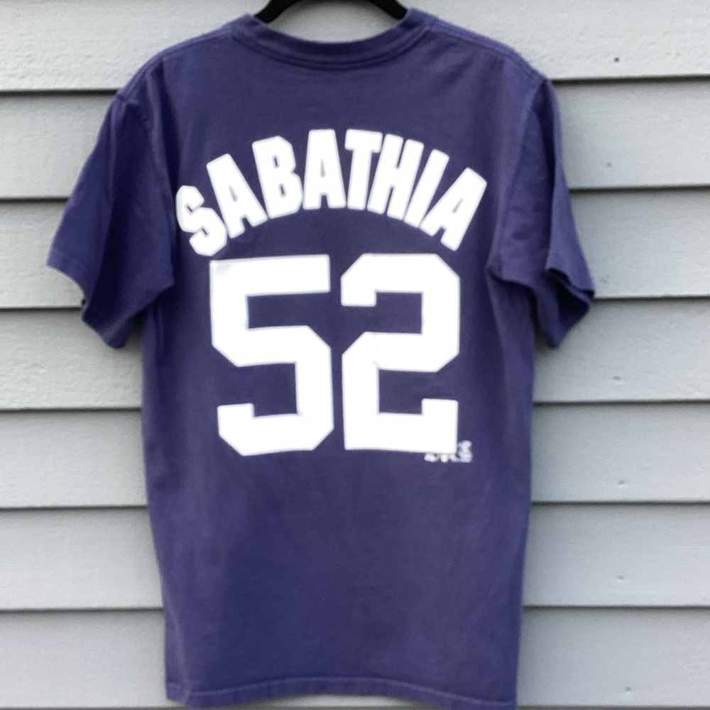 Unisex CC Sabathia  “2025 Hall of Fame Inductee” New York Yankees Navy Tee Small